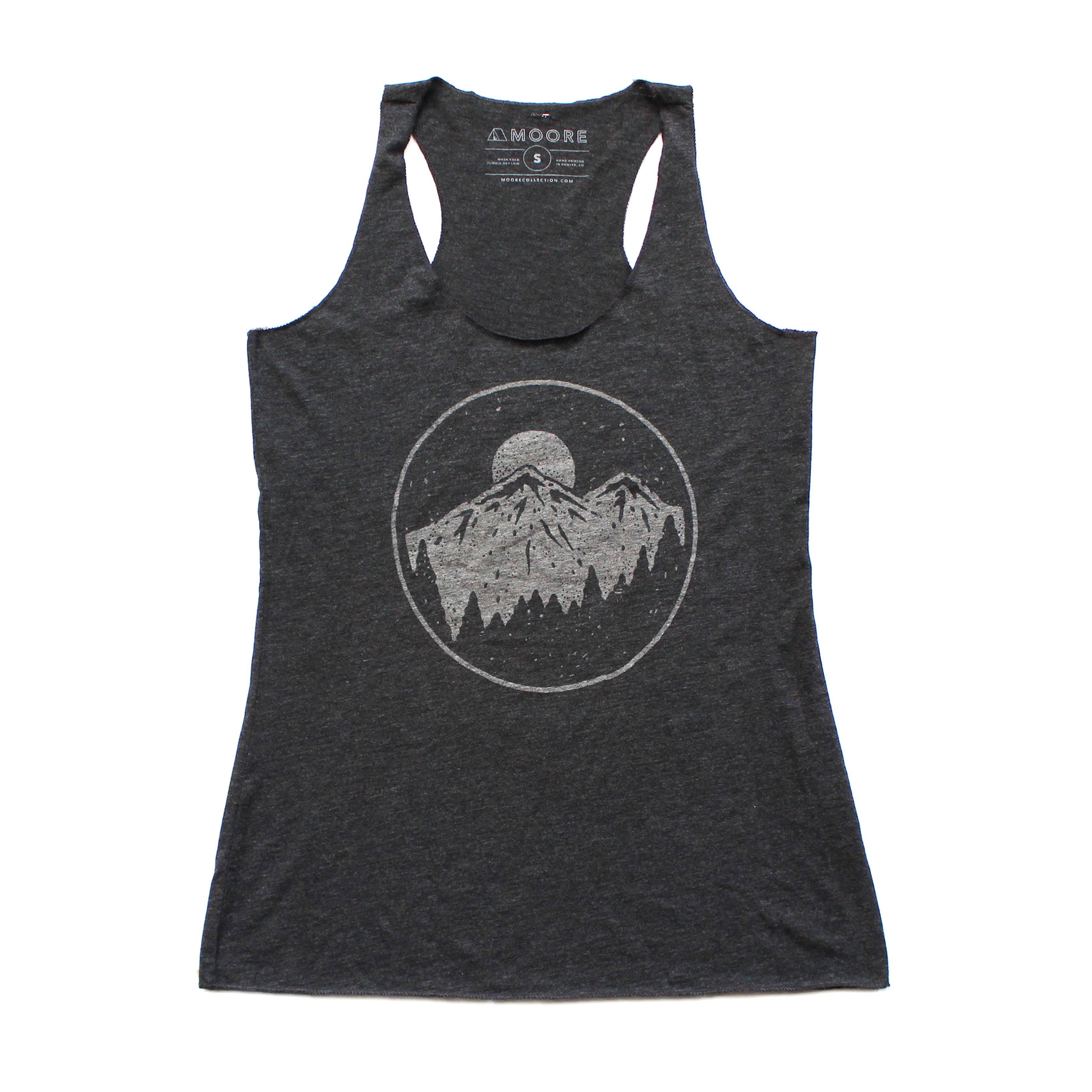 Ladies Night Sky Tank featuring a relaxed fit and starry design, perfect for casual wear.