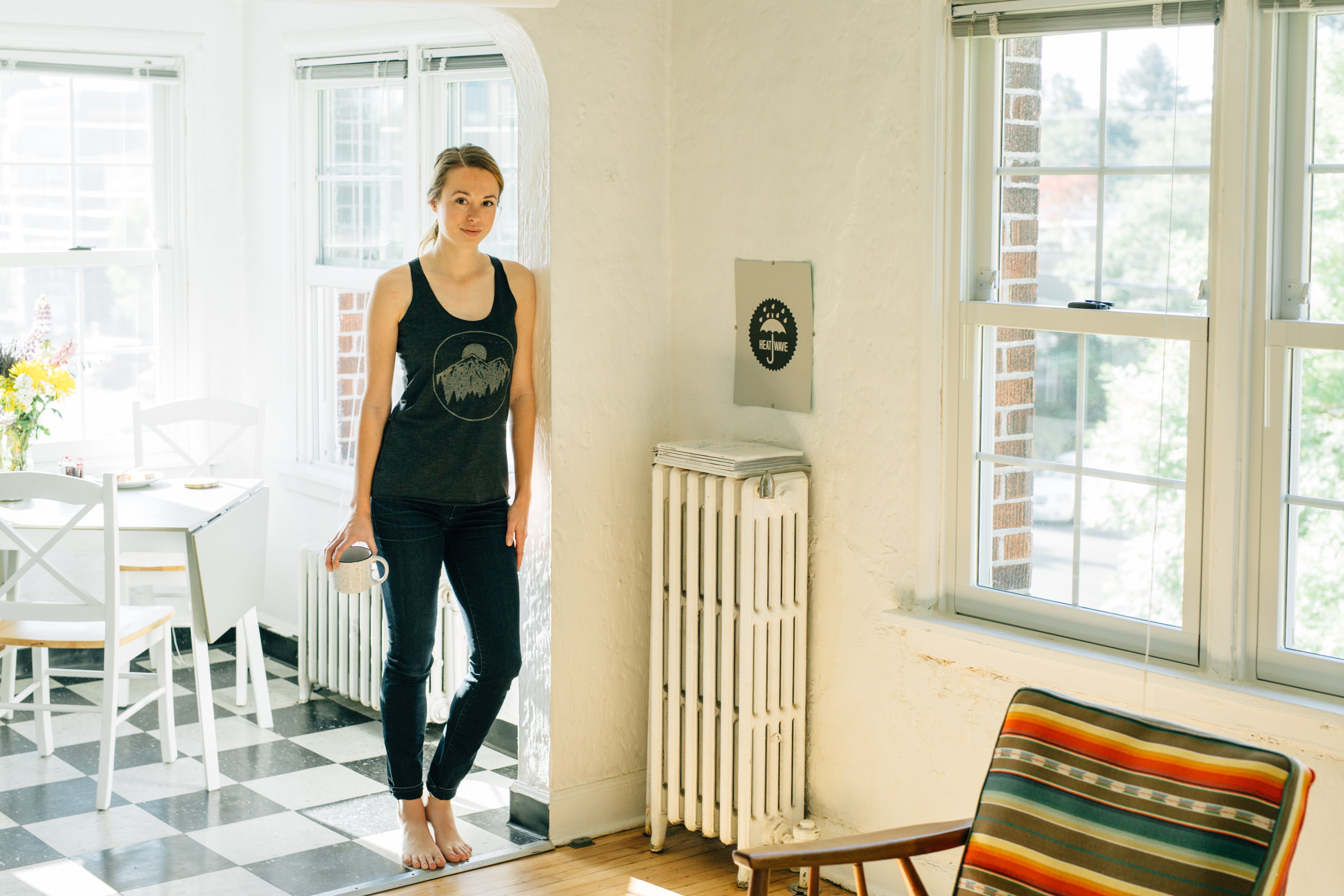 Ladies Night Sky Tank featuring a relaxed fit and starry design, perfect for casual wear.