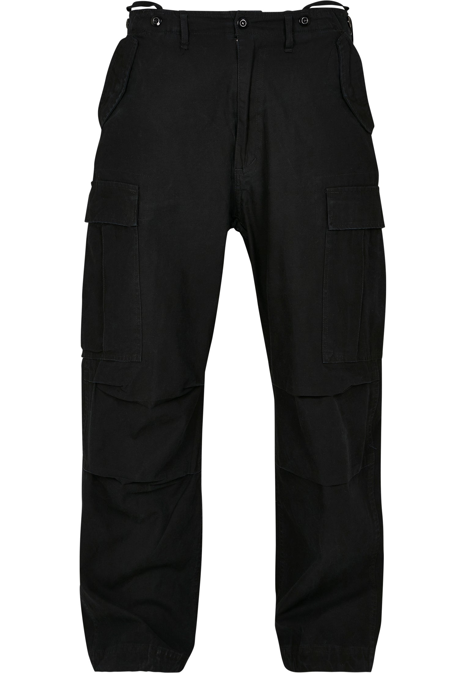 M65 Vintage Cargo Pants in a stylish urban setting, showcasing their comfortable fit and adjustable drawstrings.