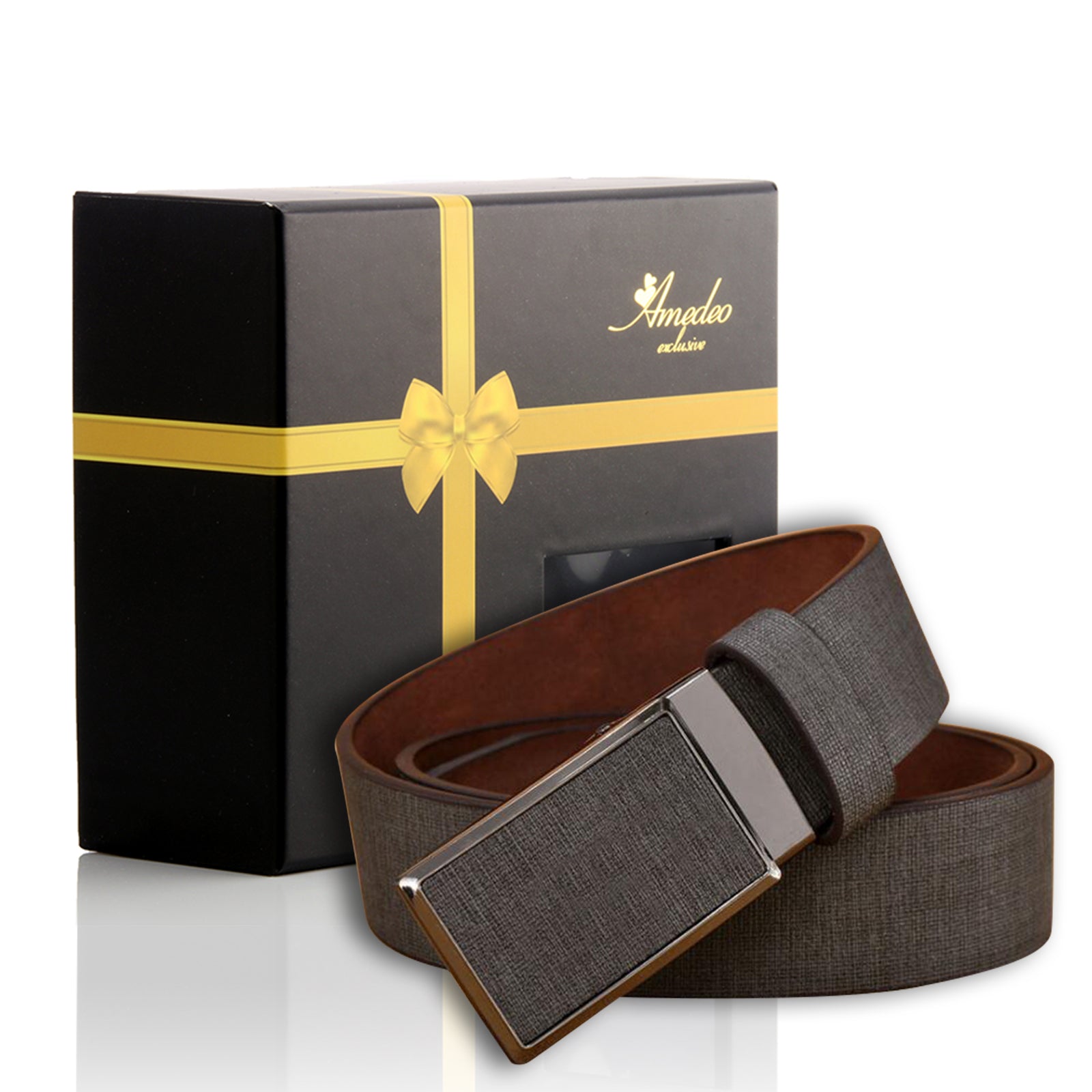 Spocket Dropship Men's Smart Ratchet No Holes Automatic Buckle