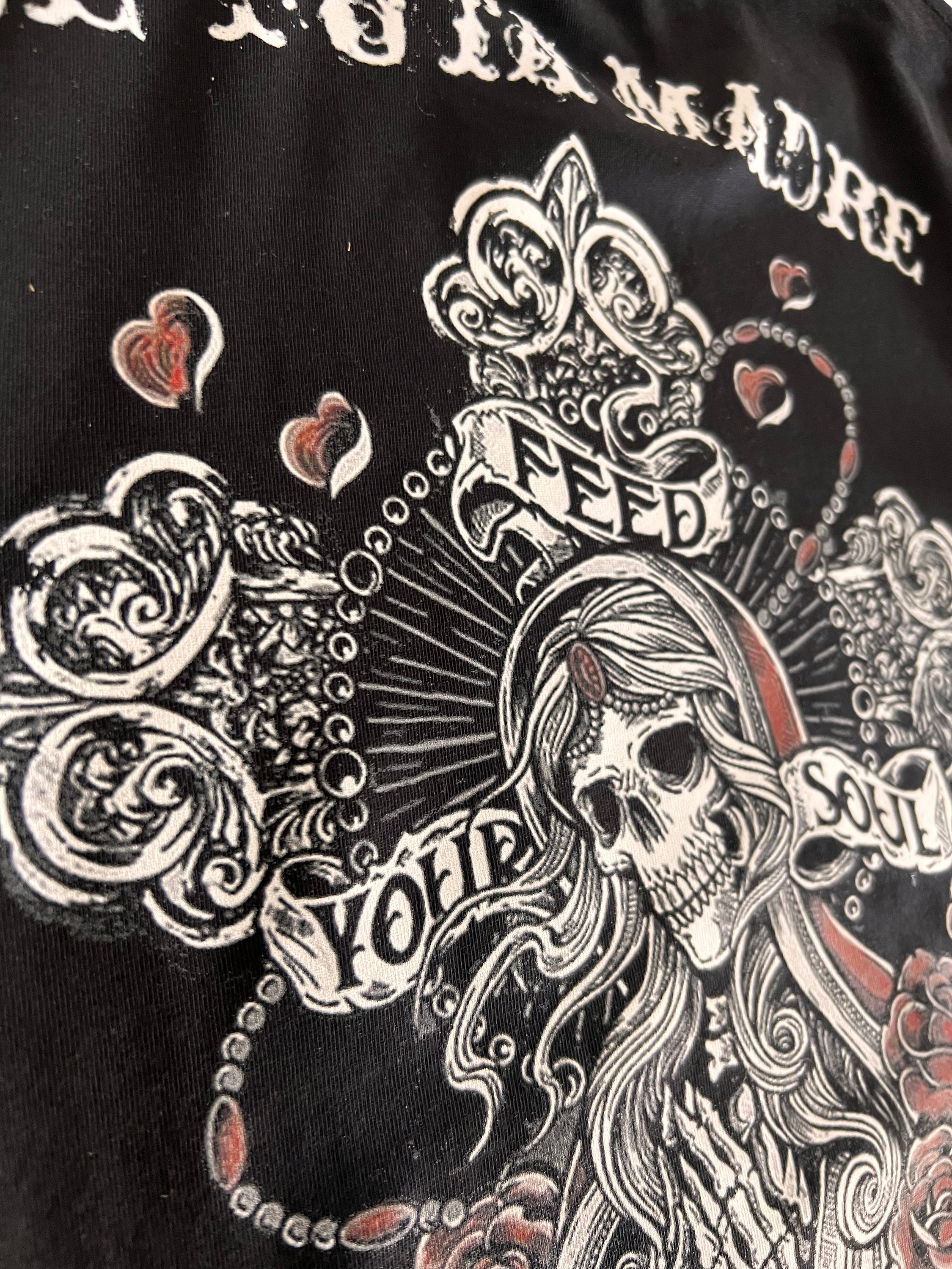 Men's T-Shirt design Crave featuring a trendy skull print on a crew-neck style, made from breathable jersey cotton.