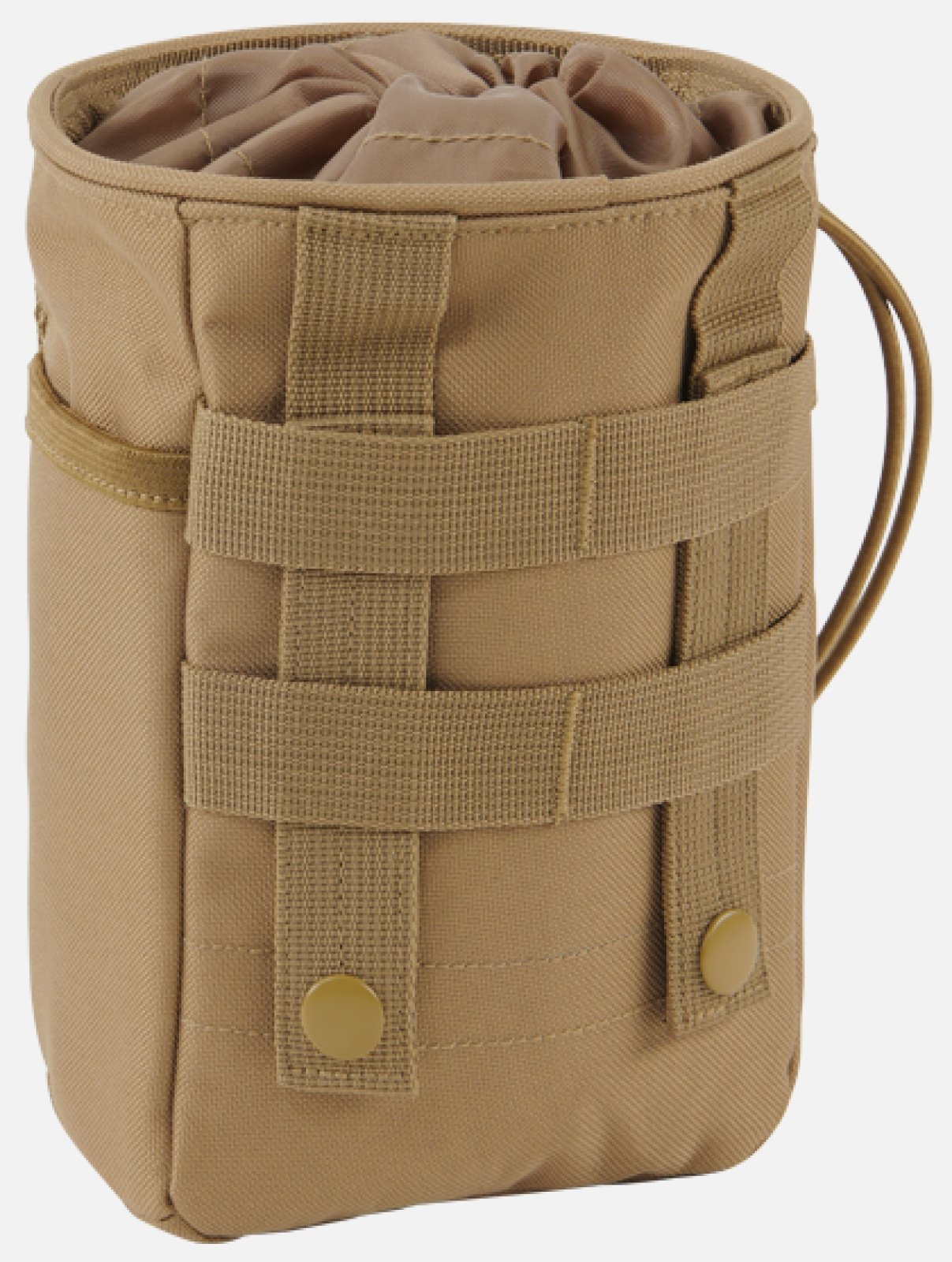 Molle Pouch Tactical in robust 600DEN polyester, featuring multiple pockets and PALS fastening loops.