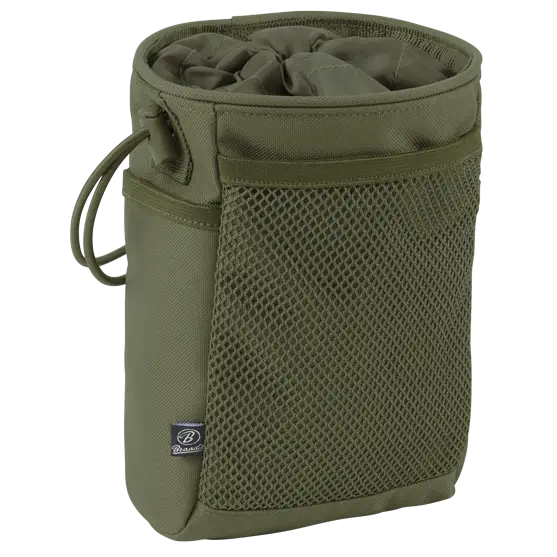 Molle Pouch Tactical in robust 600DEN polyester, featuring multiple pockets and PALS fastening loops.