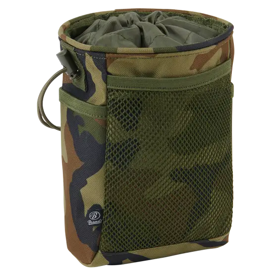 Molle Pouch Tactical in robust 600DEN polyester, featuring multiple pockets and PALS fastening loops.