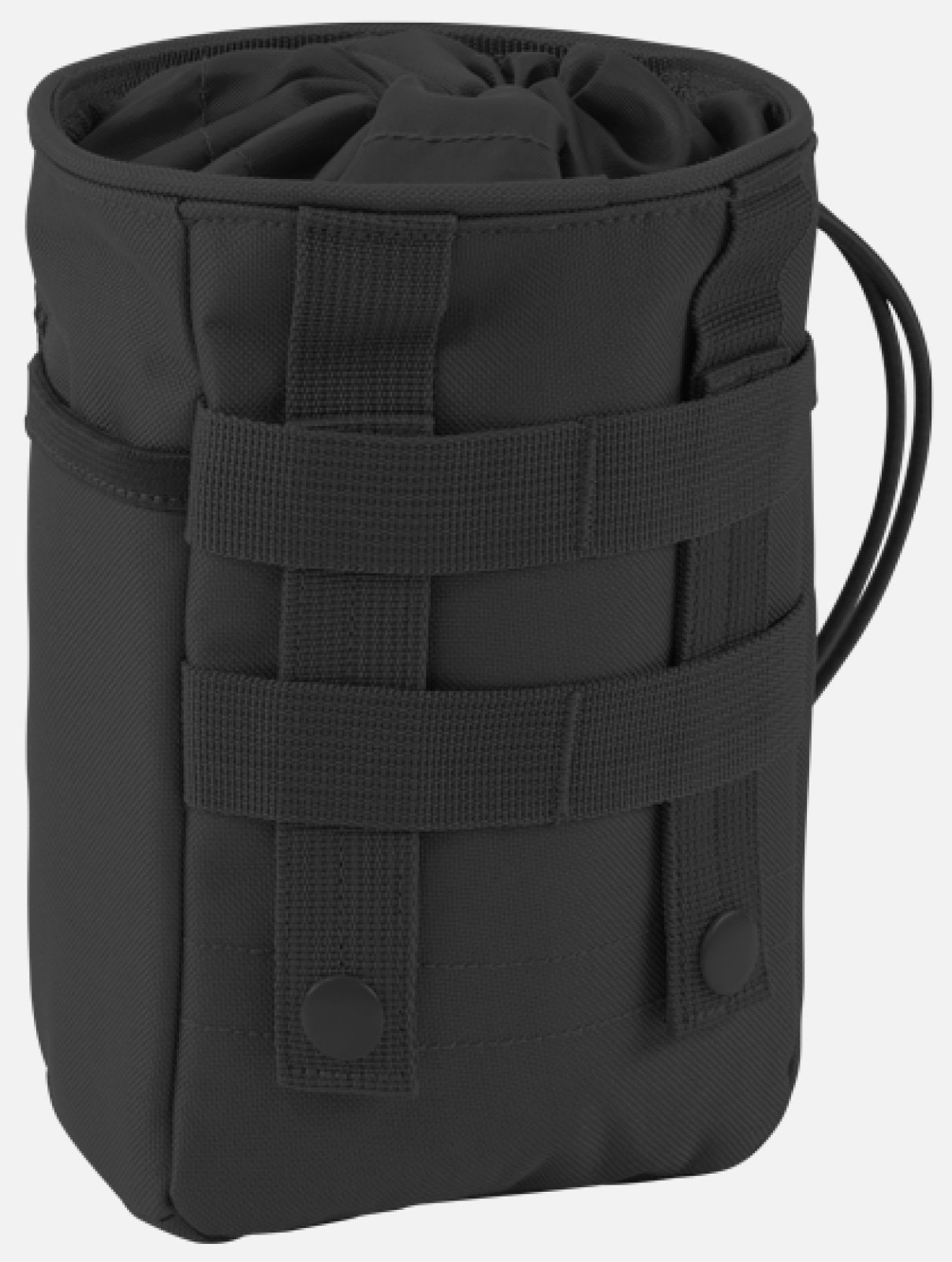 Molle Pouch Tactical in robust 600DEN polyester, featuring multiple pockets and PALS fastening loops.