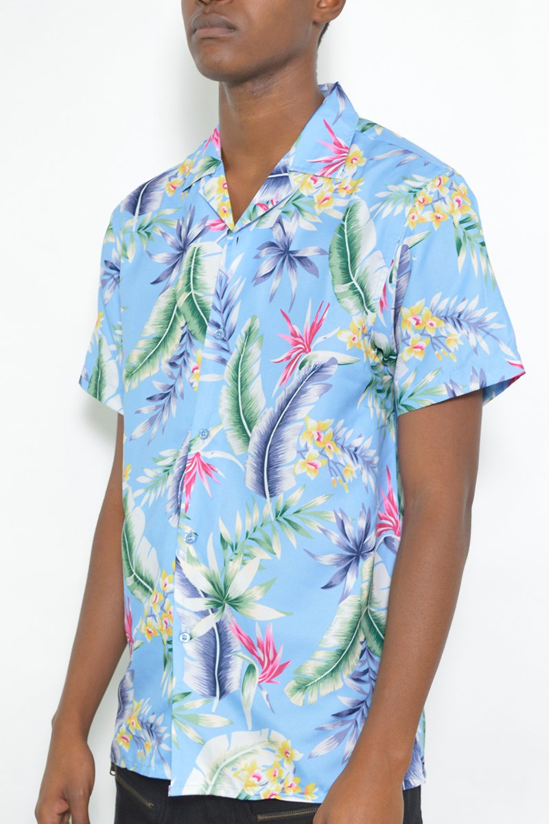 PREY Short Sleeve Shirt WS7405 in a stylish design, made from 100% polyester, showcasing a regular fit suitable for various occasions.