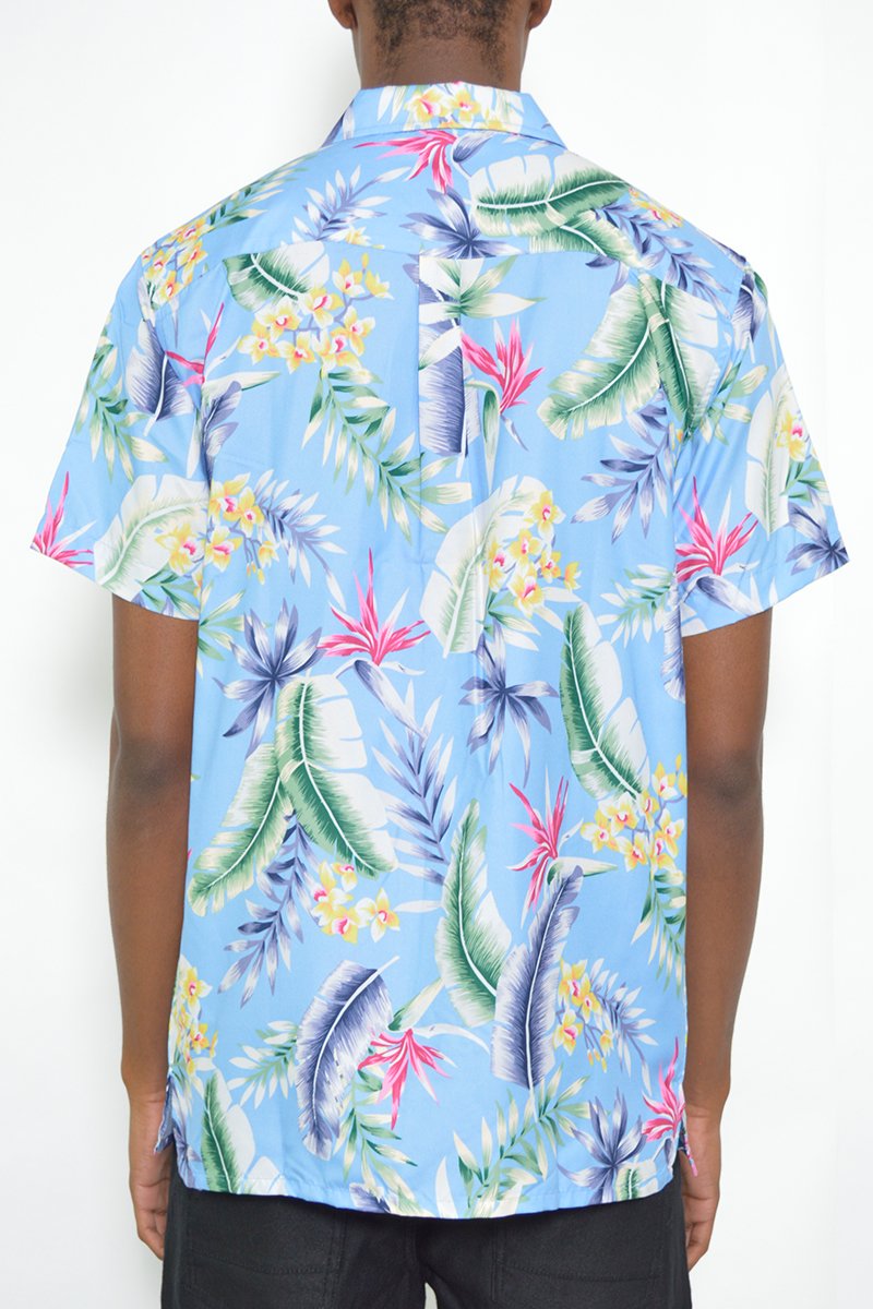 PREY Short Sleeve Shirt WS7405 in a stylish design, made from 100% polyester, showcasing a regular fit suitable for various occasions.