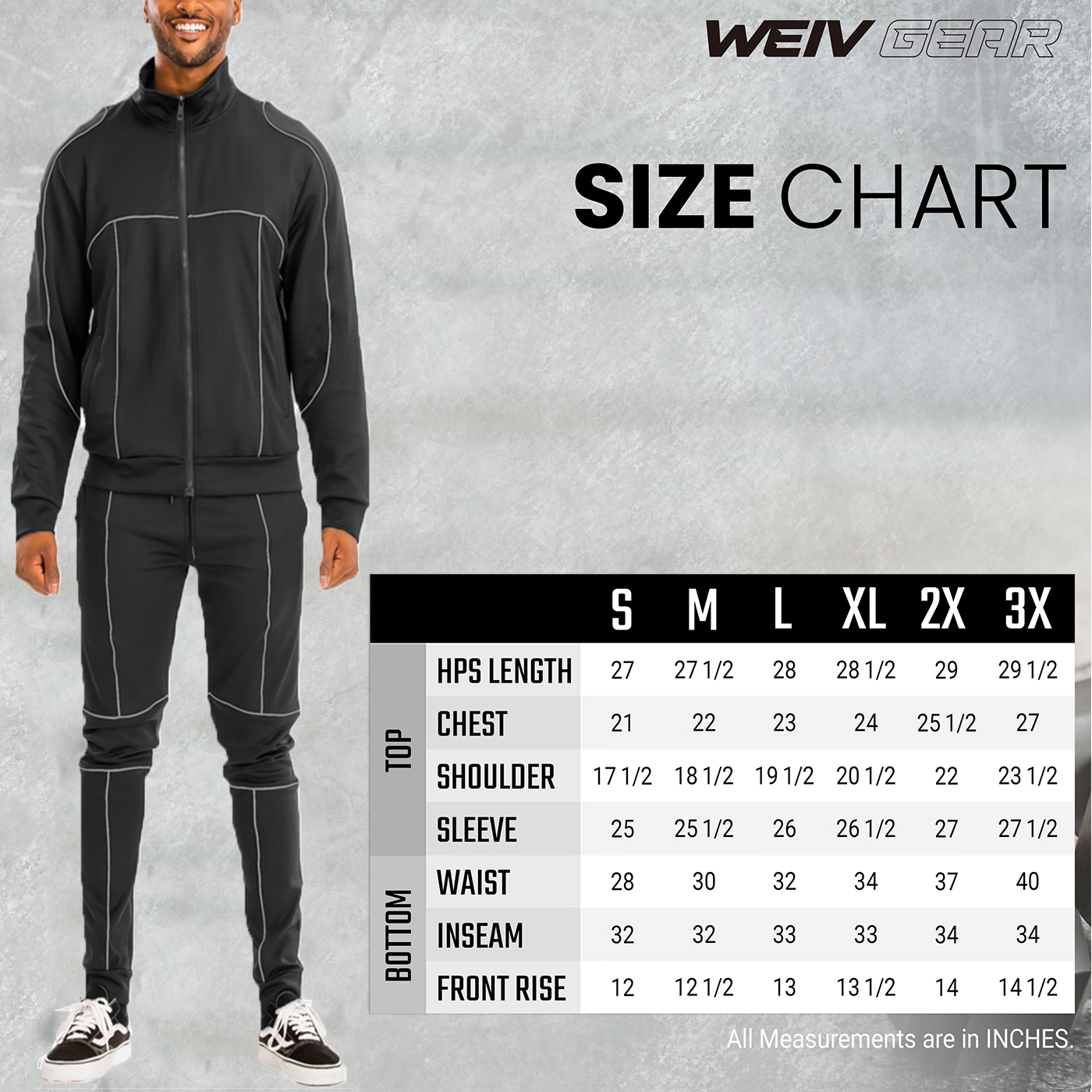 Reflective Piping Detailed Track Suit featuring a full zip jacket, elastic waist, and standard pockets, designed for comfort and visibility.