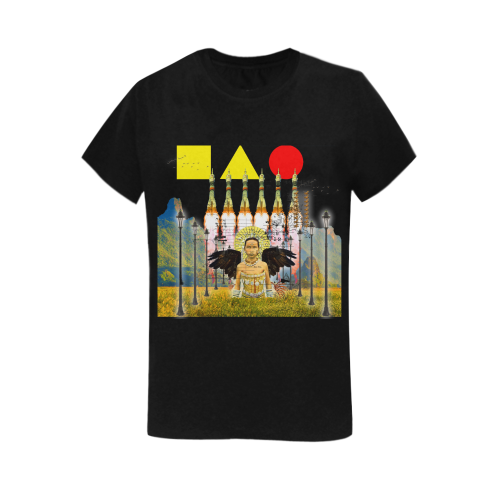 ROCKET GIRL II Women's Printed Cotton Tee Shirt featuring vibrant colors and stylish design, perfect for casual wear.