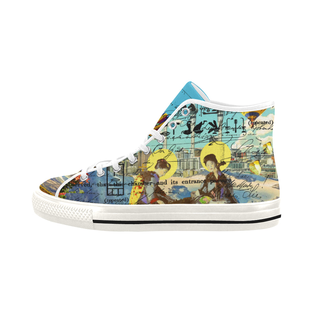 THE CONCERT II Men's All Over Print Canvas Sneakers featuring a vibrant all over print design, lace-up closure, and durable rubber outsole.