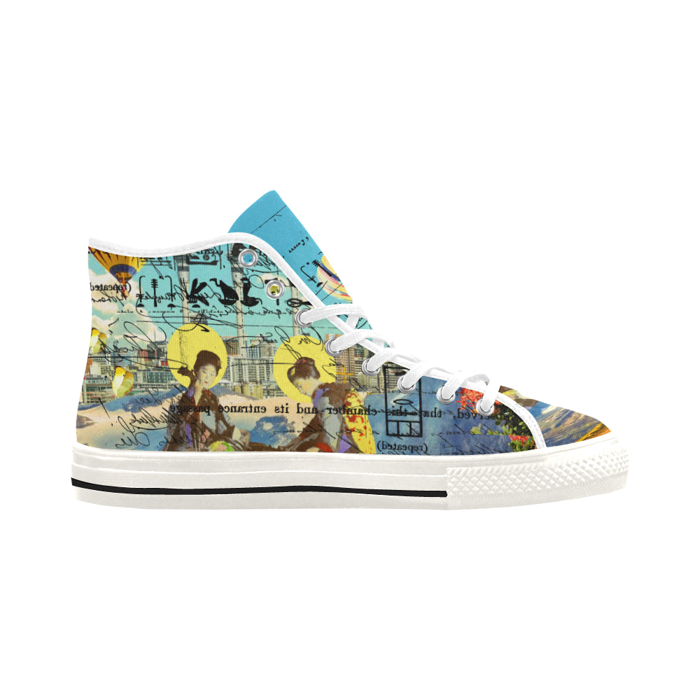 THE CONCERT II Men's All Over Print Canvas Sneakers featuring a vibrant all over print design, lace-up closure, and durable rubber outsole.