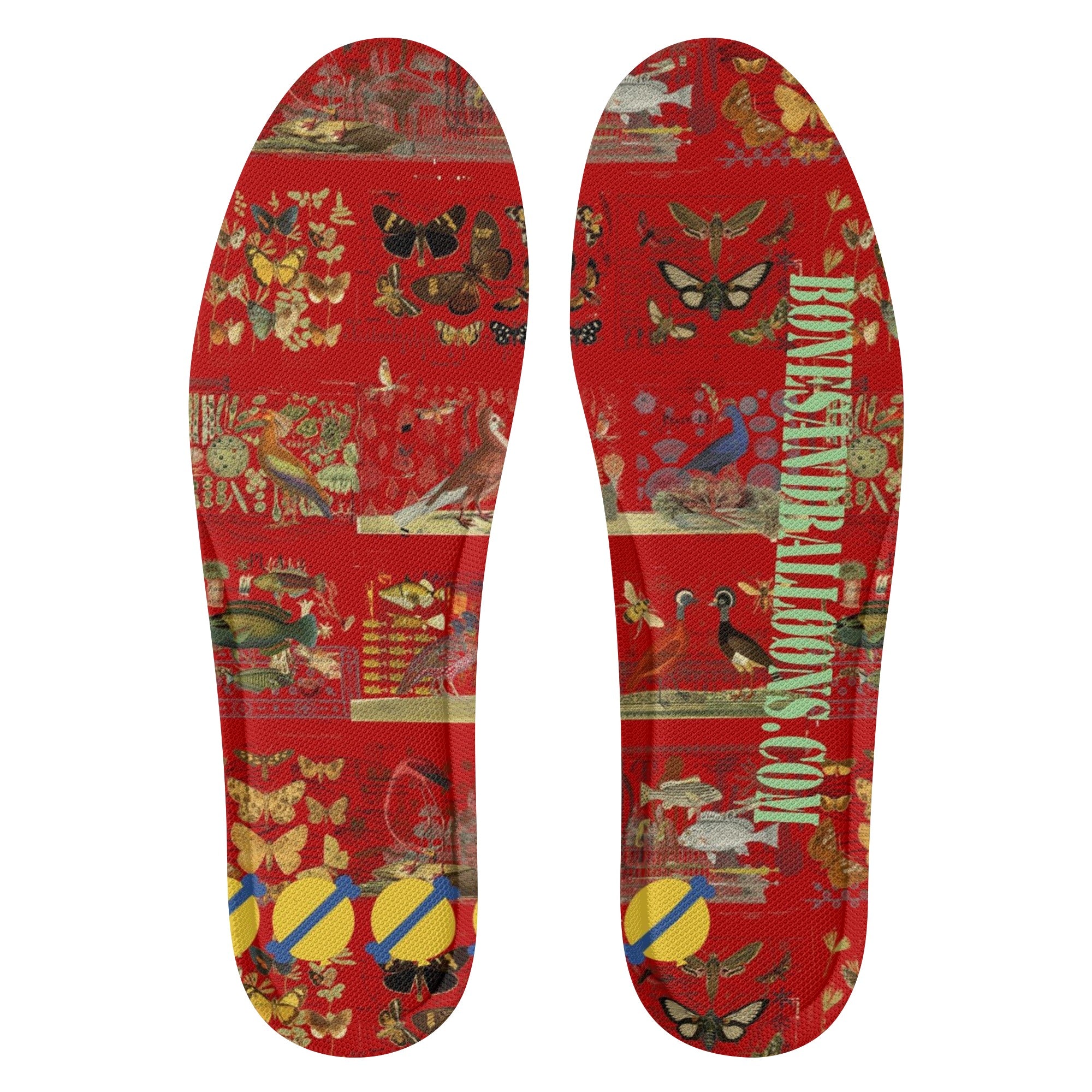 A pair of THE PLANE TECHNICIAN Unisex Pastel Translucent Air Sole shoes showcasing vibrant colors and a unique design.