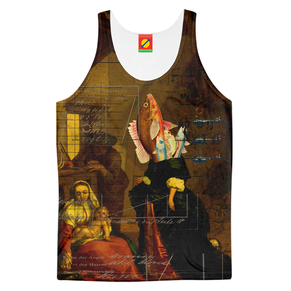 THE VISIT I Women's All Over Print Tank Top featuring vibrant colors and a stylish design, perfect for summer wear.