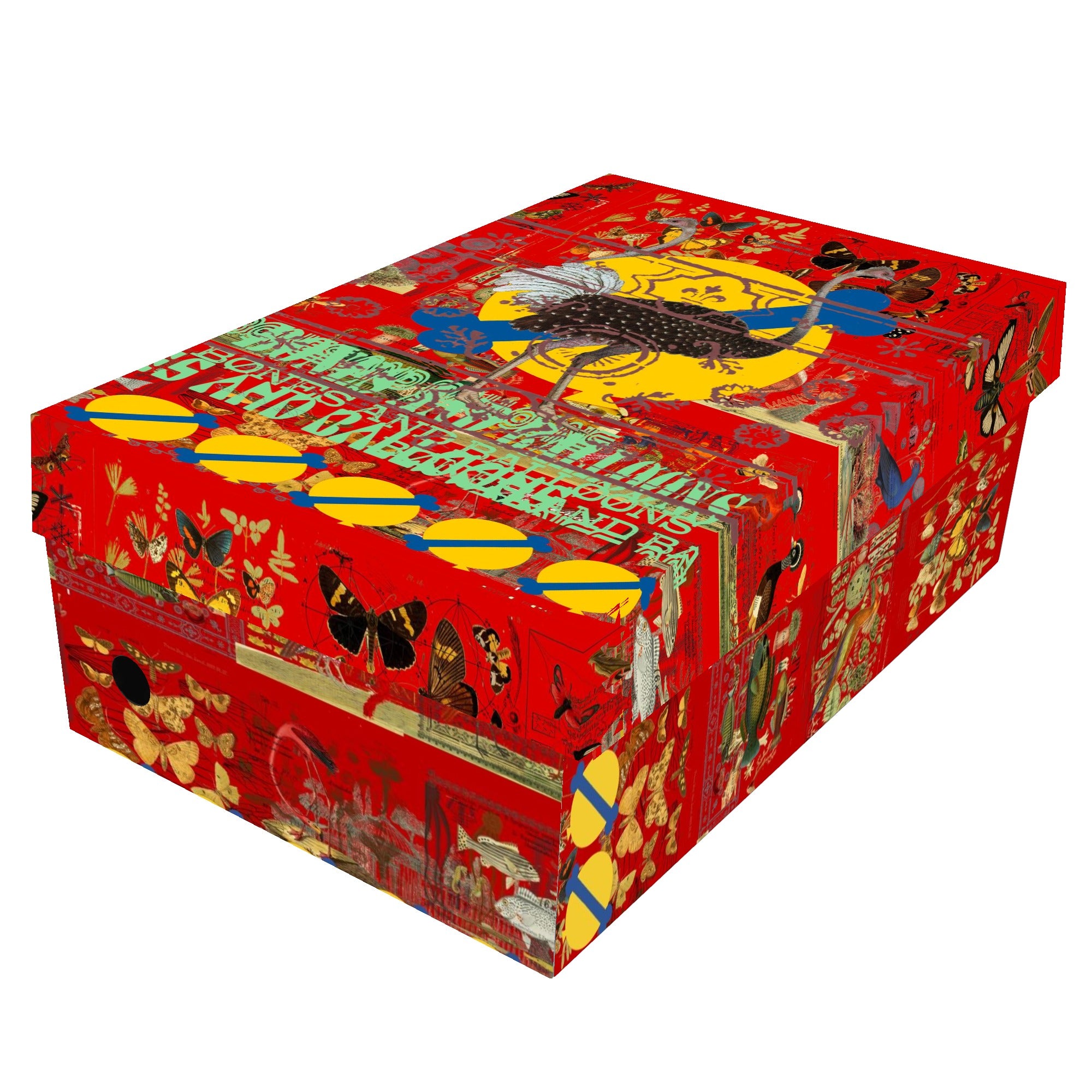 The Young King Alt. 2 II unisex running shoes featuring a pastel translucent air sole and colorful collage design.