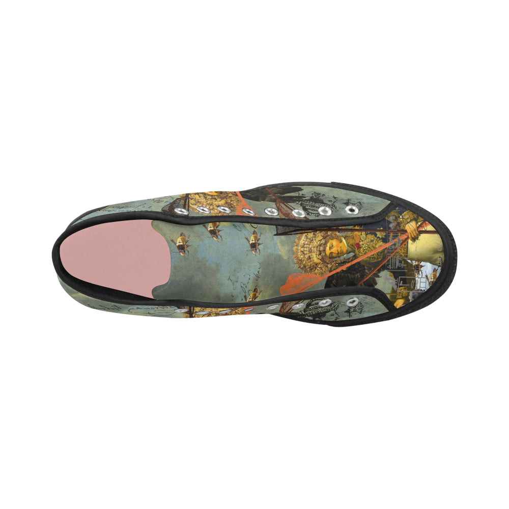 THE YOUNG KING ALT. 2 II Women's All Over Print Canvas Sneakers featuring a vibrant all-over print design, lace-up closure, and durable rubber outsole.