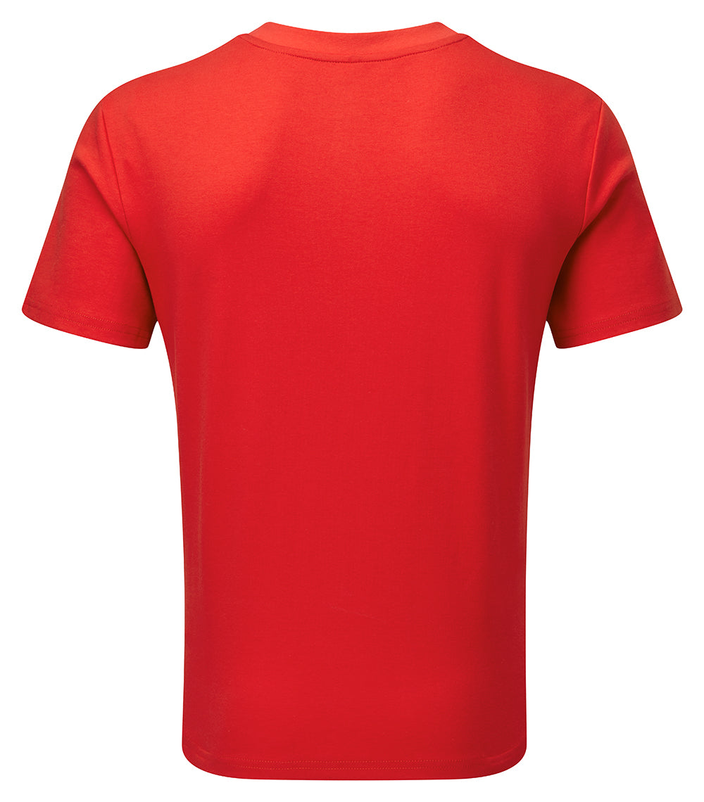 Under Manners 76 Distressed Print Crewneck Cotton Unisex T-Shirt featuring a relaxed fit and unique distressed design.