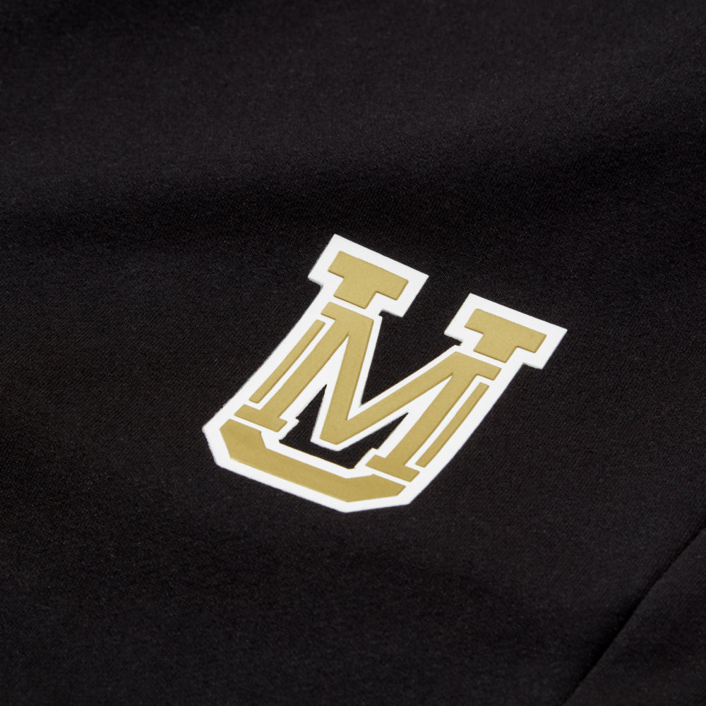 Under Manners Pullover Hoodie Unisex Tracksuit featuring iconic UM motif, adjustable hood, and zipped pocket.