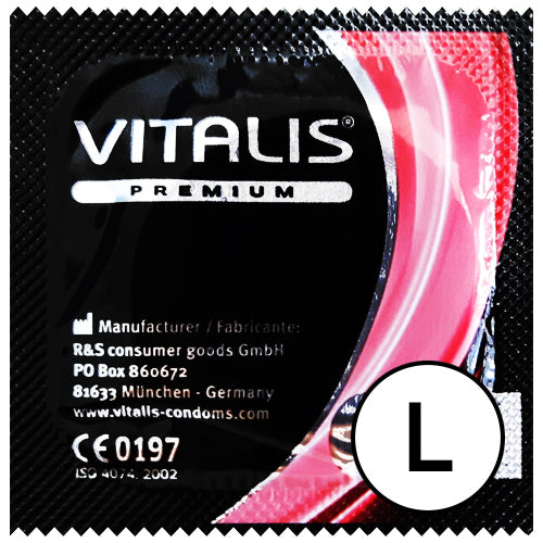 Vitalis Super Thin condoms in packaging, showcasing their ultra-thin design and premium quality.