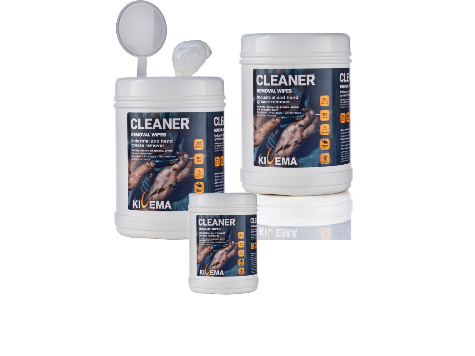 A pack of 3 Heavy-Duty Wipe Wonders, showcasing their cleaning power and versatility for various surfaces.