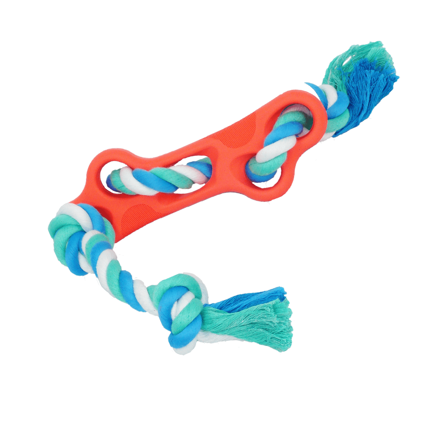 Colorful dog rope chew toy.