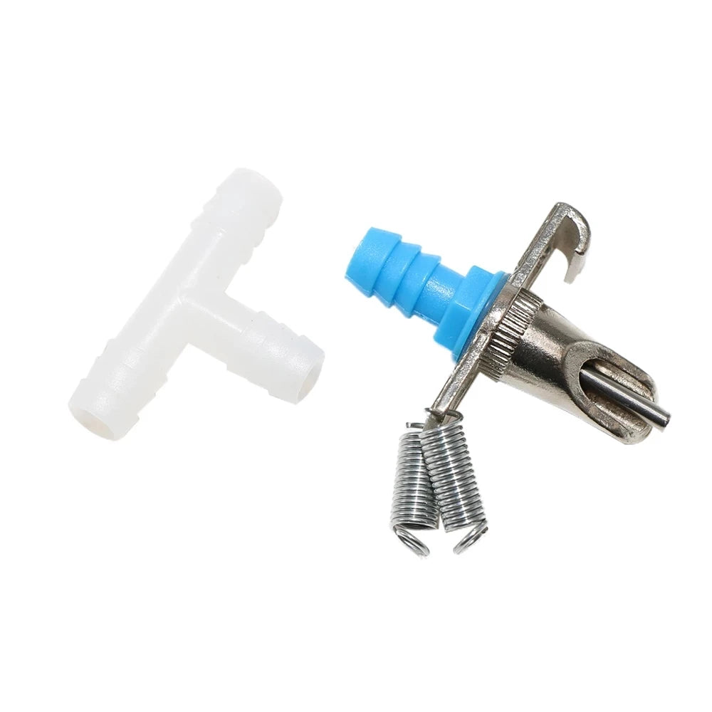 5 Pcs Rabbit Nipple Drinking Water Interface made of zinc alloy, designed for easy installation and leak-proof hydration for rabbits.