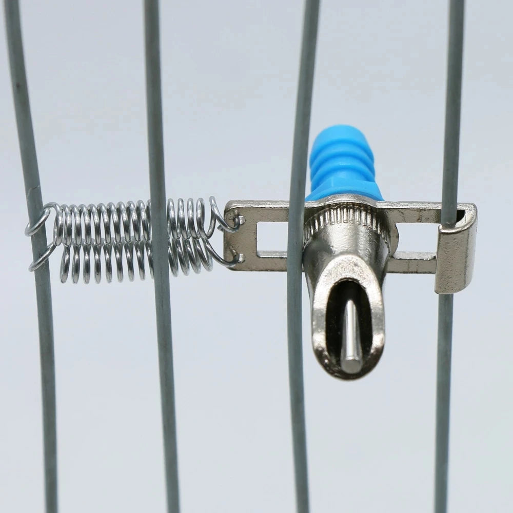 5 Pcs Rabbit Nipple Drinking Water Interface made of zinc alloy, designed for easy installation and leak-proof hydration for rabbits.