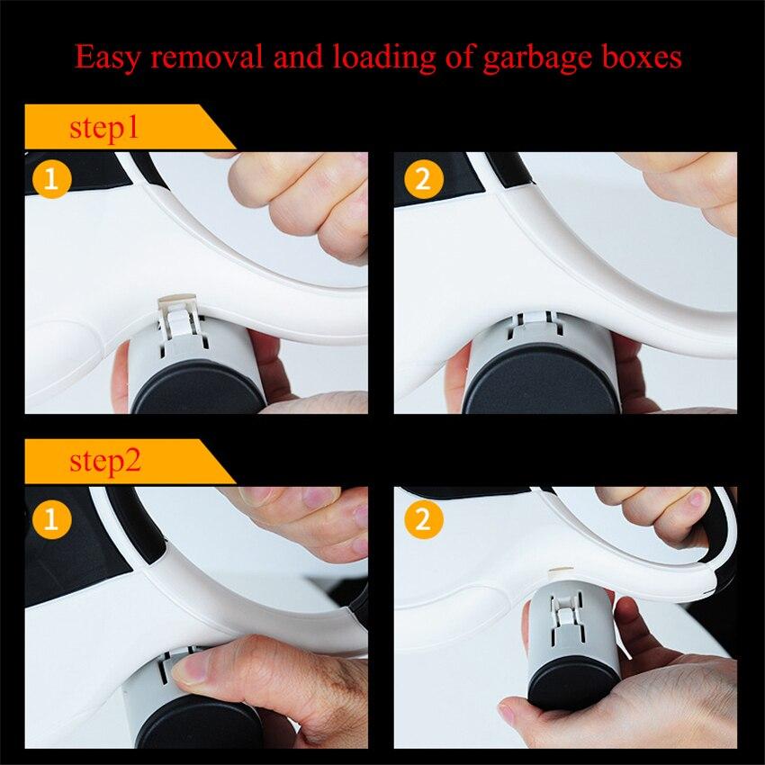 5M Retractable Dog Leash with built-in poop bag dispenser, suitable for all dog sizes, available in four colors.