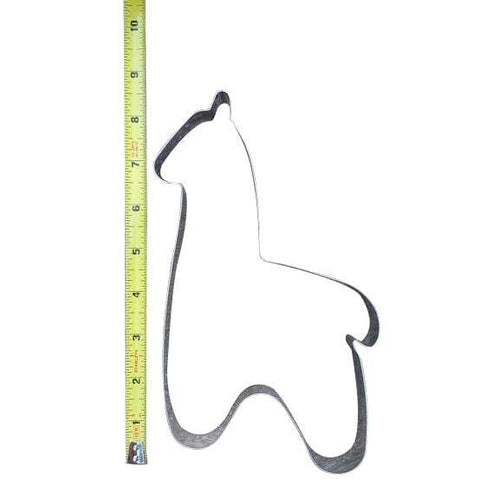 Alpaca Cookie Cutter in various sizes, showcasing its unique shape and cook-safe metal material.