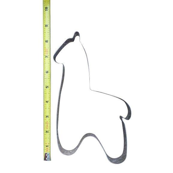 Alpaca Cookie Cutter in various sizes, showcasing its unique shape and design for baking fun cookies.