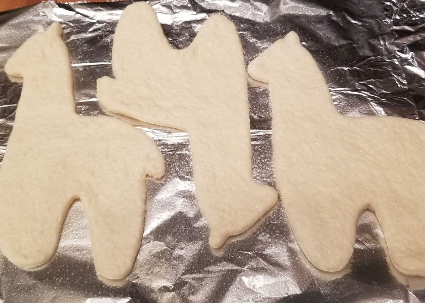 Alpaca Cookie Cutter in various sizes, showcasing its unique shape and design for baking fun cookies.