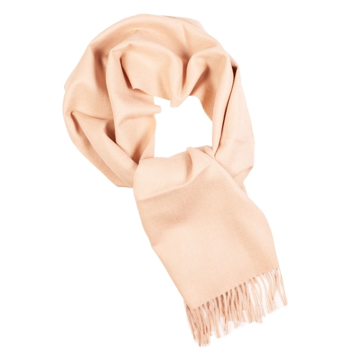 Luxurious pink scarf made from 100% baby alpaca wool, showcasing its soft texture and elegant design, perfect for autumn-winter wear.