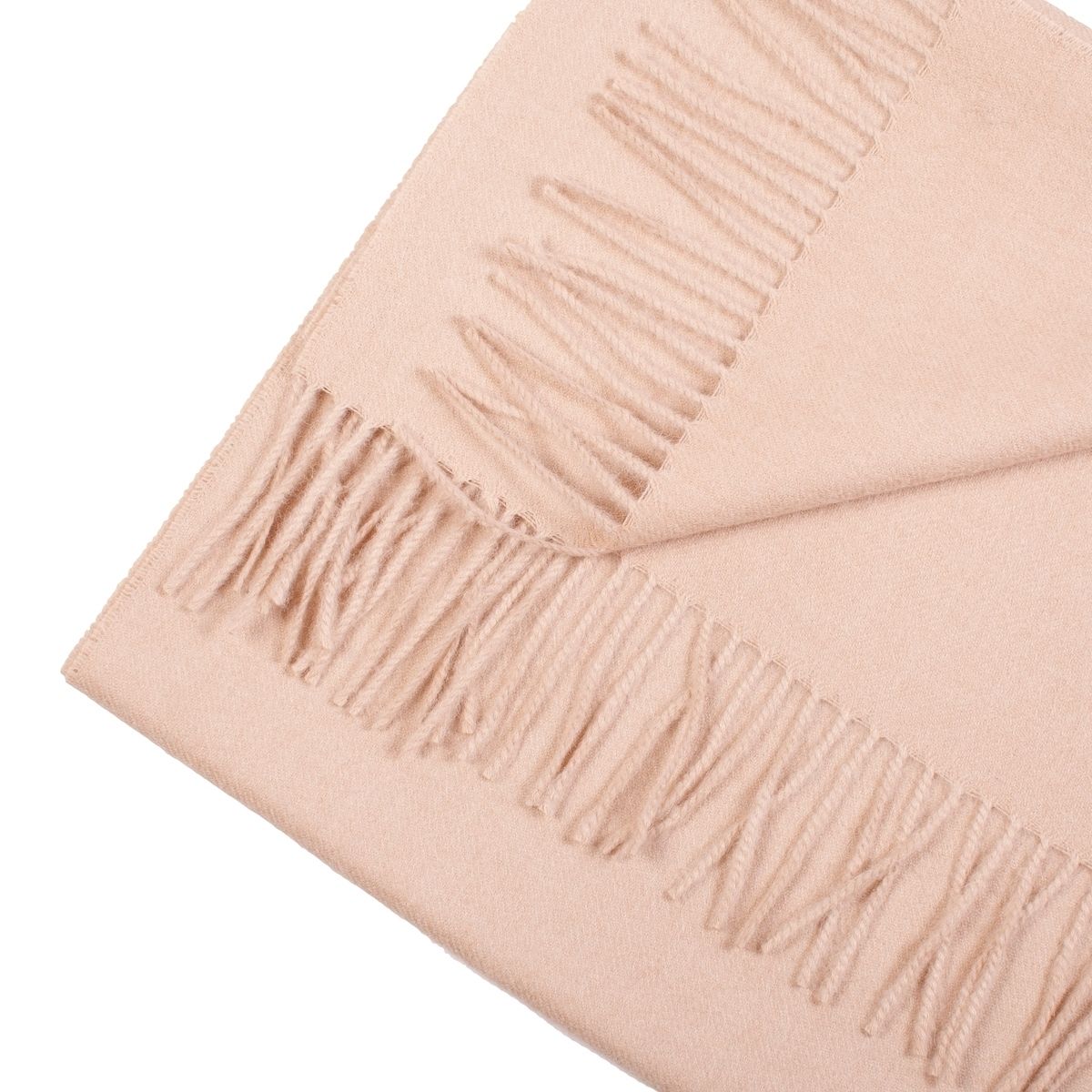 Luxurious pink scarf made from 100% baby alpaca wool, showcasing its soft texture and elegant design, perfect for winter wear.