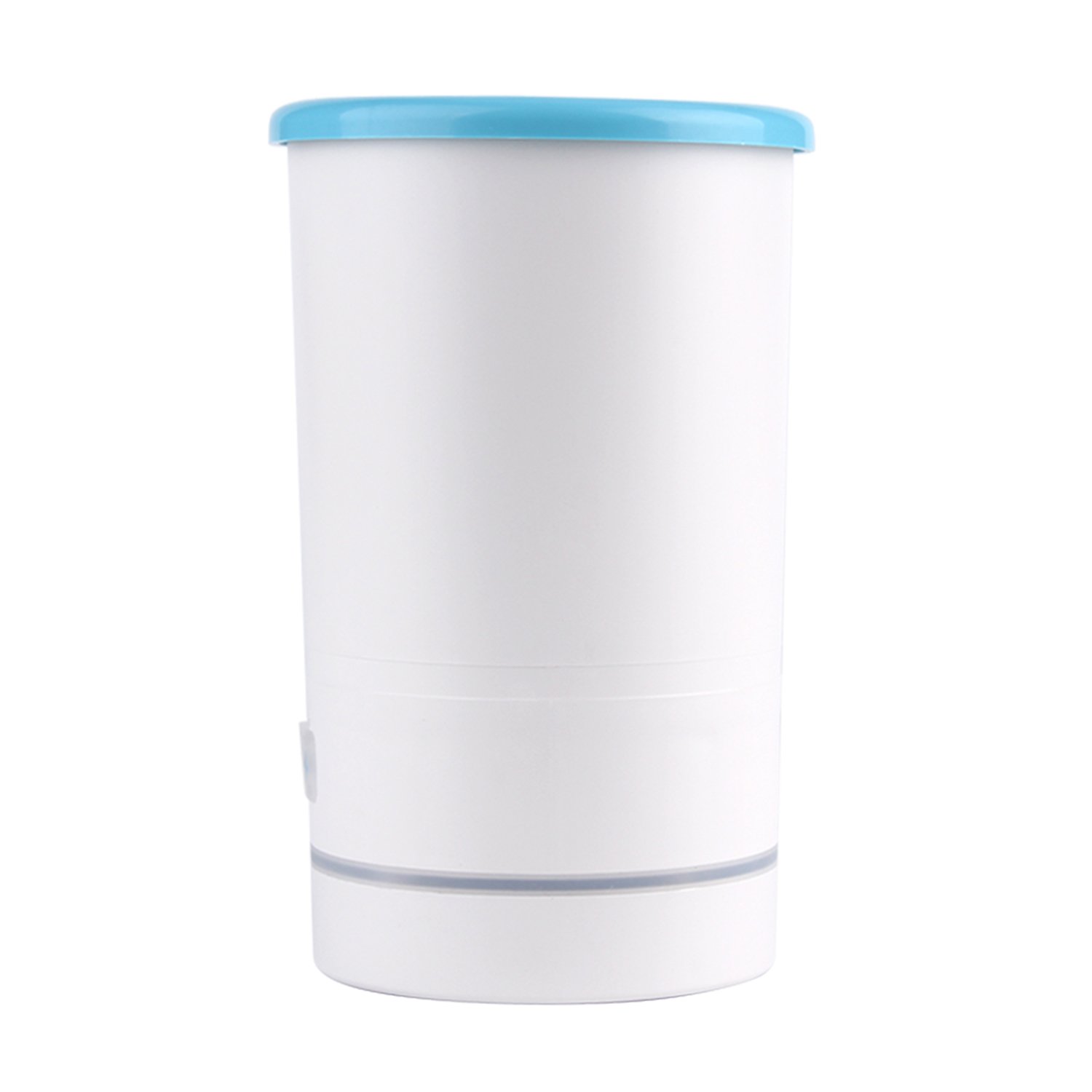 An Automatic Pet Paw Cleaner with a sleek design, featuring a USB charging port and silicone protection, ideal for cleaning pet paws.