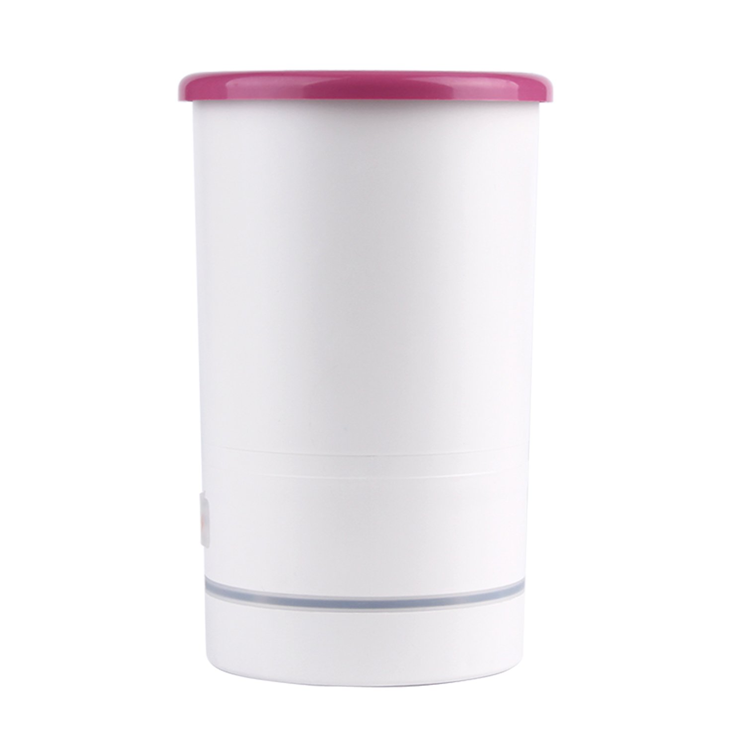 An Automatic Pet Paw Cleaner with a sleek design, featuring a USB charging port and silicone protection, ideal for cleaning pet paws.