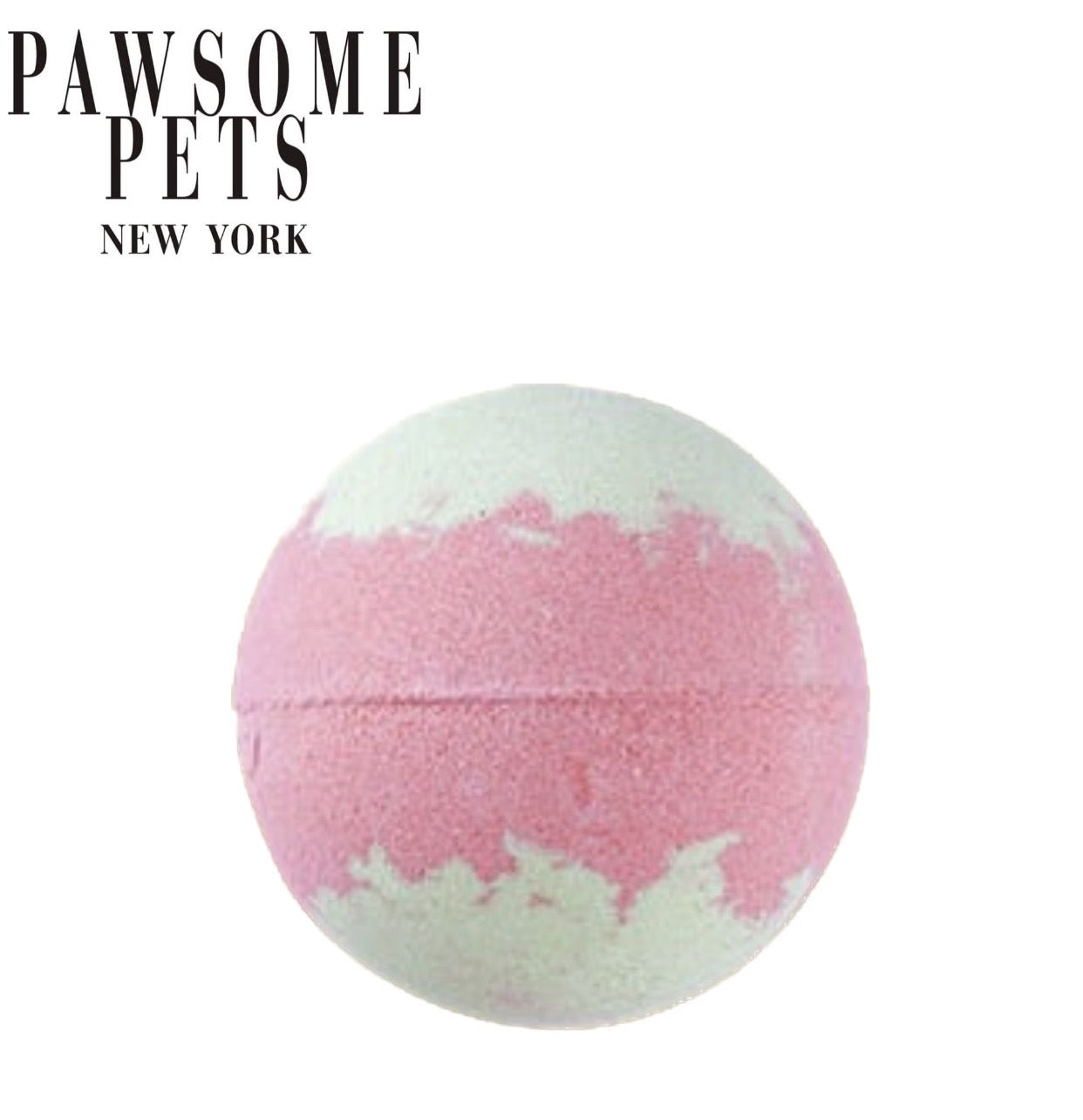 A vibrant green mint bath bomb for dogs, showcasing its colorful design and natural ingredients, perfect for a refreshing pet bath experience.