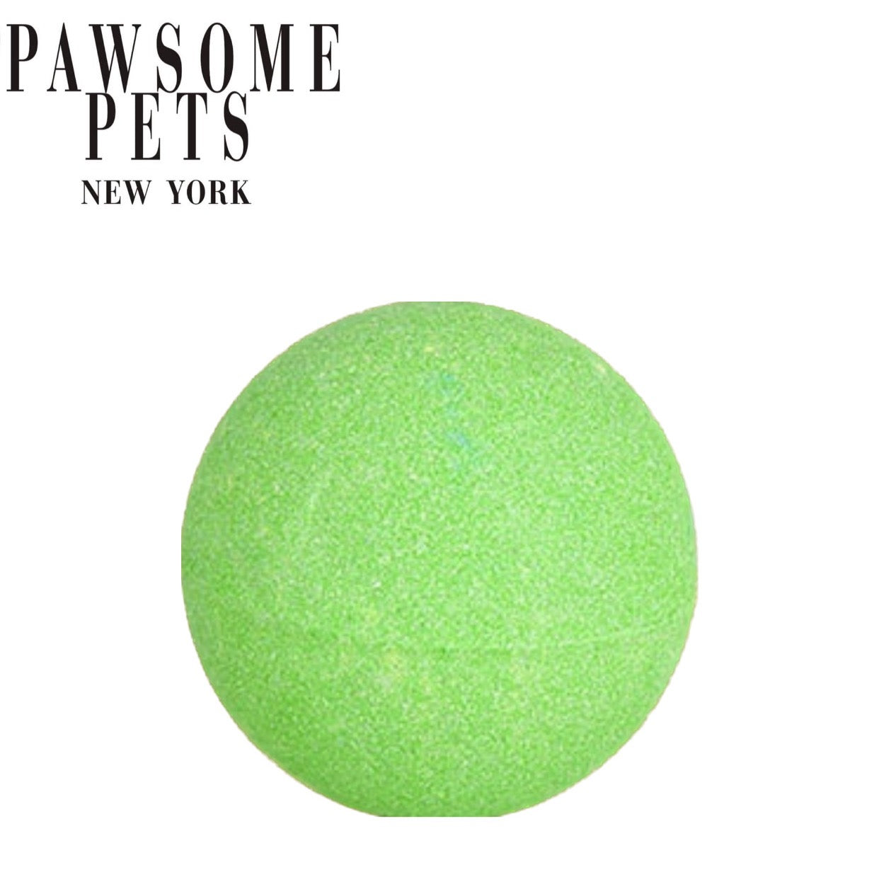 A vibrant bath bomb for dogs, infused with Kaolin Clay, showcasing colorful embellishments and eco-friendly ingredients, perfect for a refreshing bath experience.