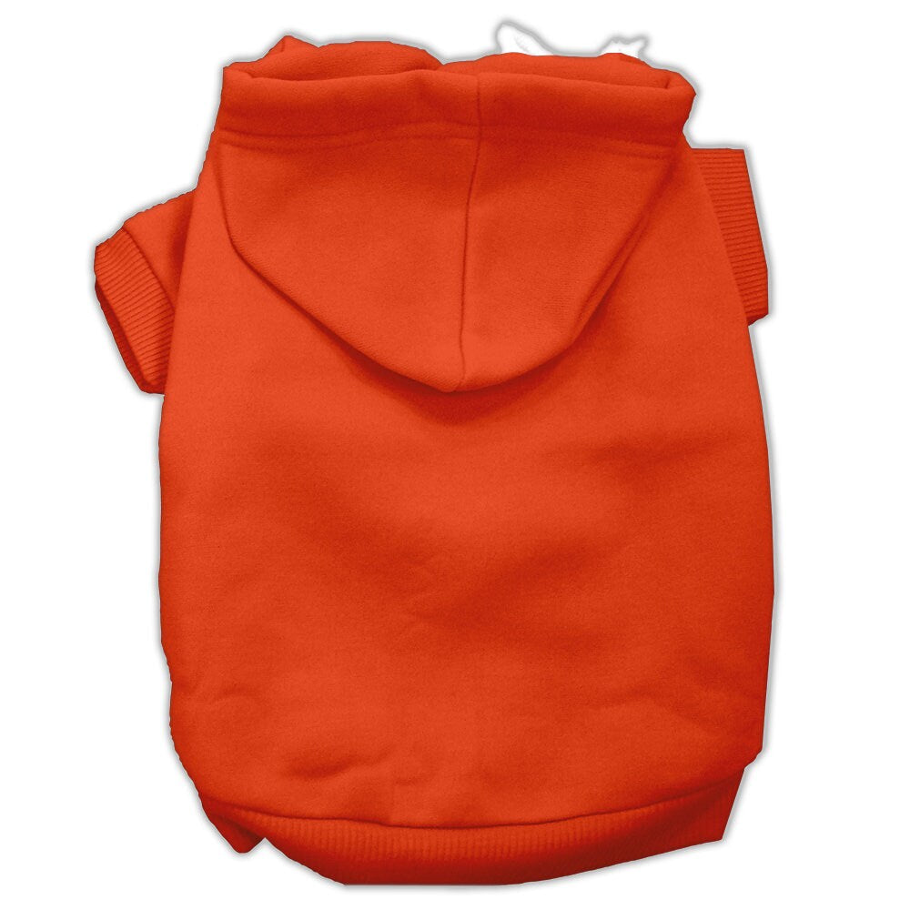 A cozy blank hoodie for dogs and cats, showcasing its soft fabric and convenient leash access hole.