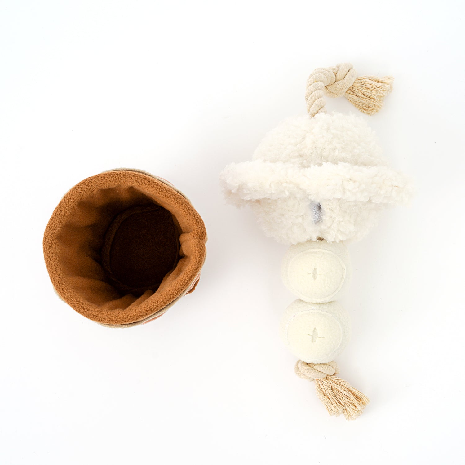 Boba Time snuffle toy designed for dogs, featuring a fun and interactive design that encourages slow feeding and mental stimulation.