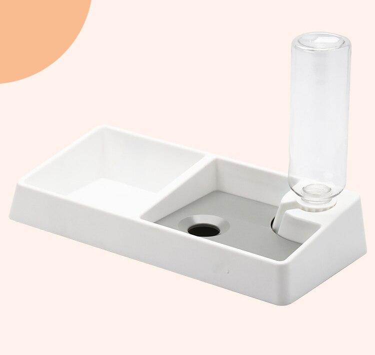 Cat Bowl Dog Water Feeder, a versatile automatic drinking fountain for cats and dogs, made of durable plastic with a gravity-powered water dispenser.
