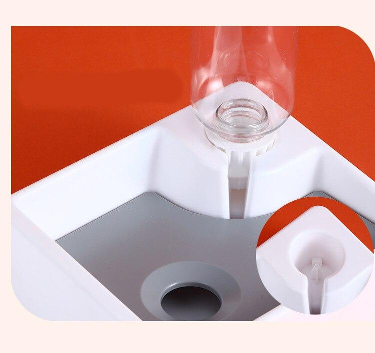 Cat Bowl Dog Water Feeder, a versatile automatic drinking fountain for cats and dogs, made of durable plastic with a gravity-powered water dispenser.