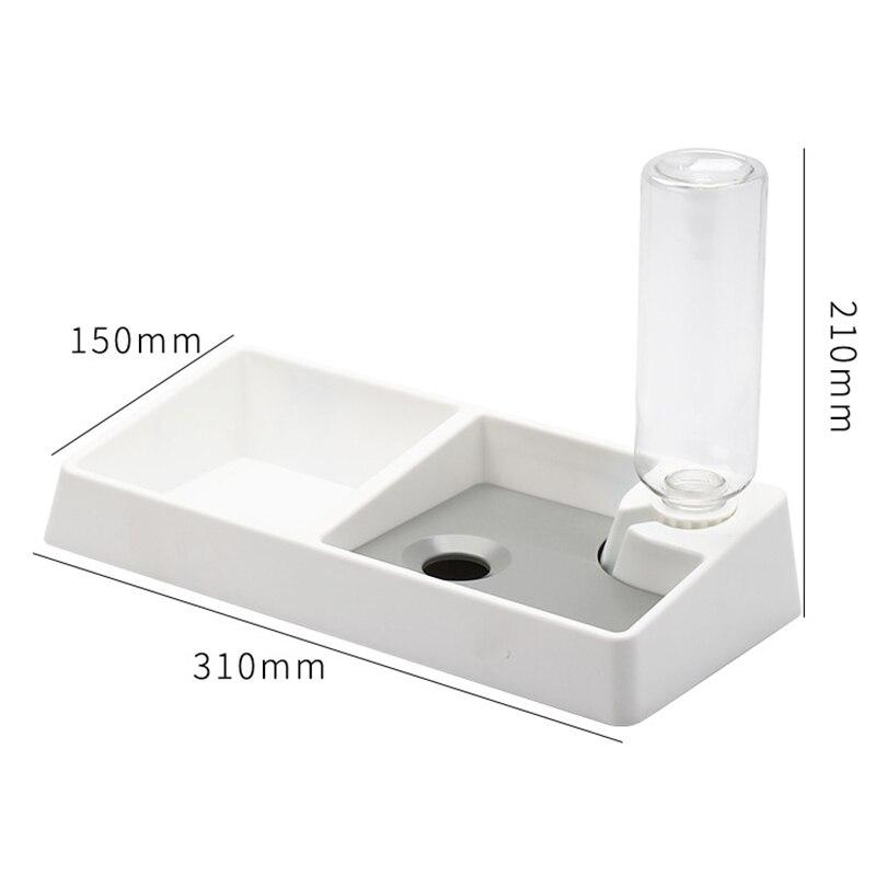 Cat Bowl Dog Water Feeder, a versatile automatic drinking fountain for cats and dogs, made of durable plastic with a gravity-powered water dispenser.
