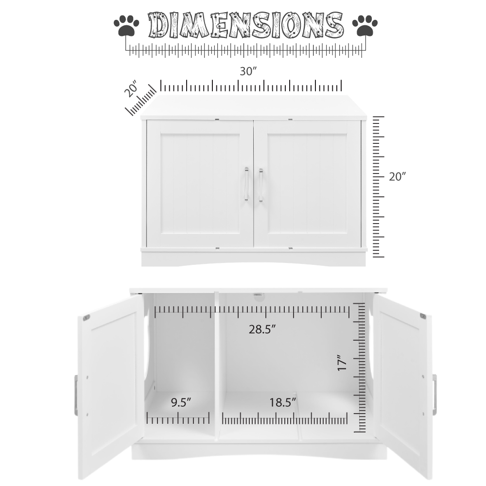 Elegant Cat Litter Box Enclosure Furniture designed for stylish home decor and pet privacy.