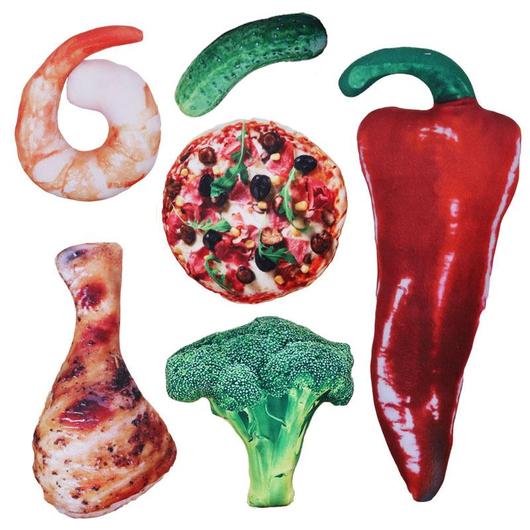 Catnip Food Kicker toy for cats, filled with premium catnip, perfect for kicking and playful activities.