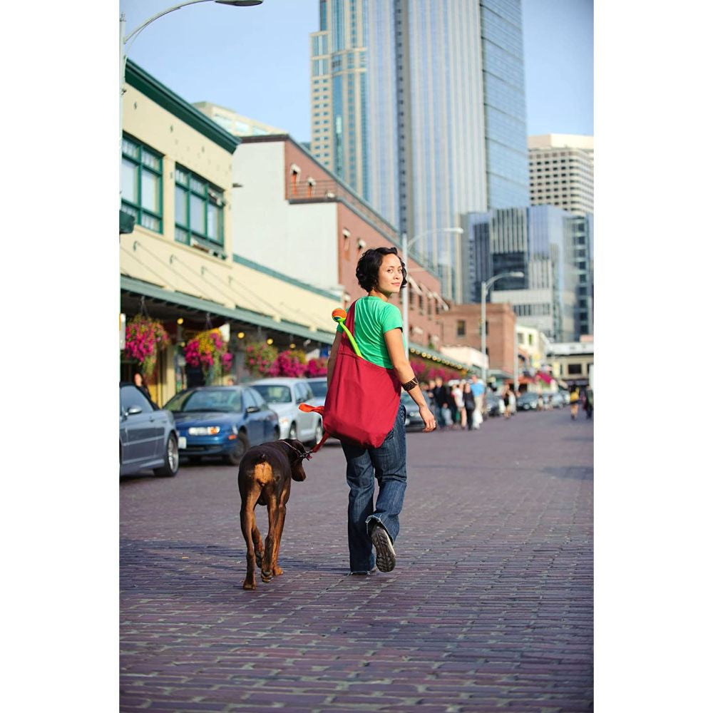 Chuckit! 18M Junior Launcher with Ultra Ball, featuring a durable plastic design and ergonomic grip for easy fetch play.