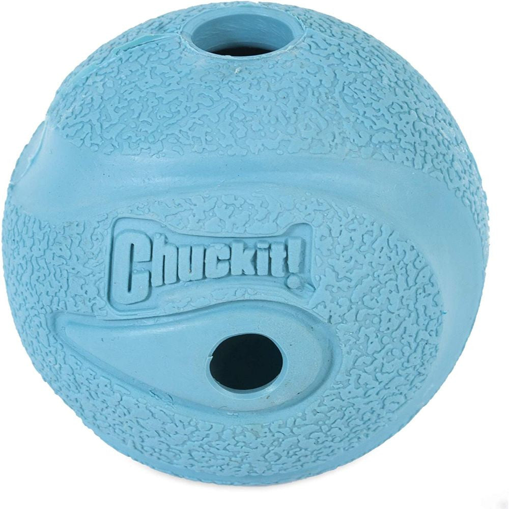 Chuckit! The Whistler Ball Dog Toy in bright color, designed for high-bouncing fetch with whistling sound.