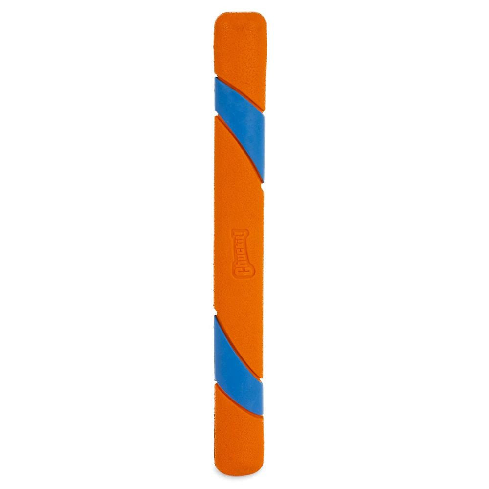 Chuckit! Ultra Fetch Stick Dog Toy in bright colors, designed for interactive fetch games, showcasing its durable material and lightweight design.