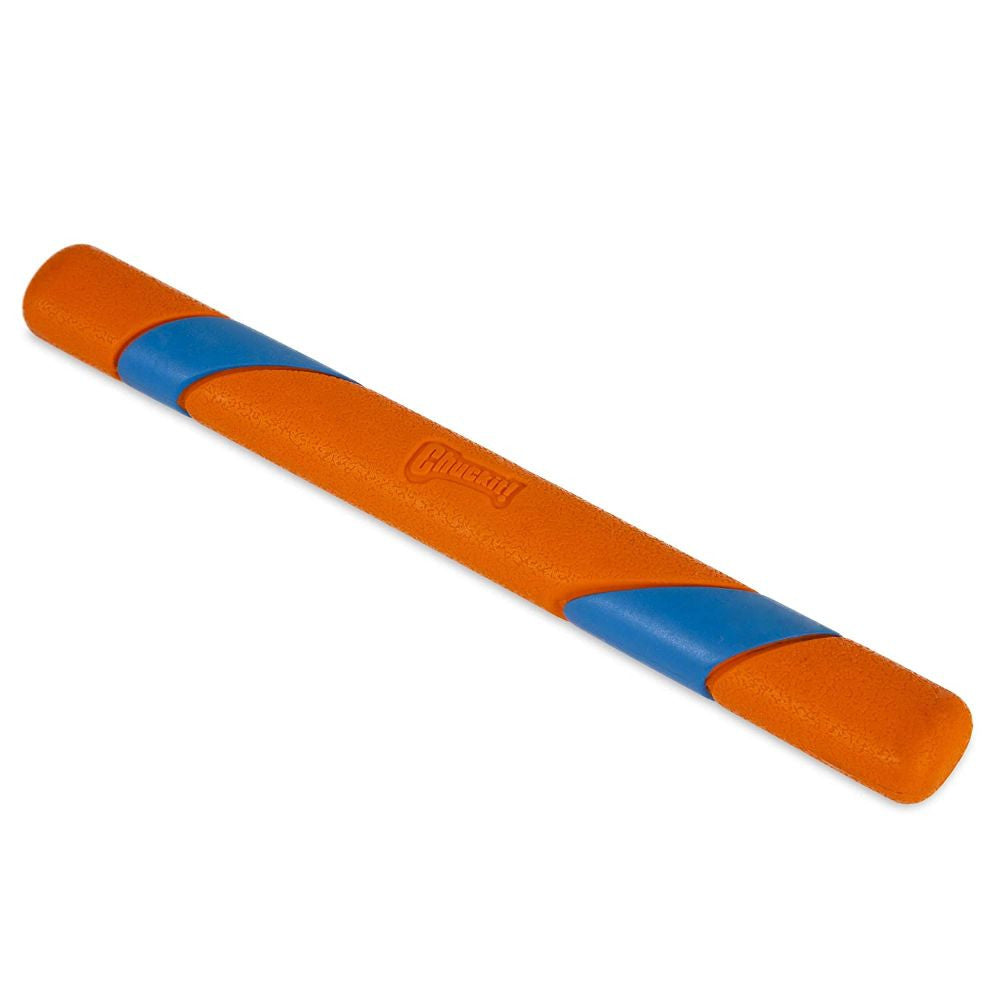 Chuckit! Ultra Fetch Stick Dog Toy in bright colors, designed for interactive fetch games, showcasing its durable material and lightweight design.