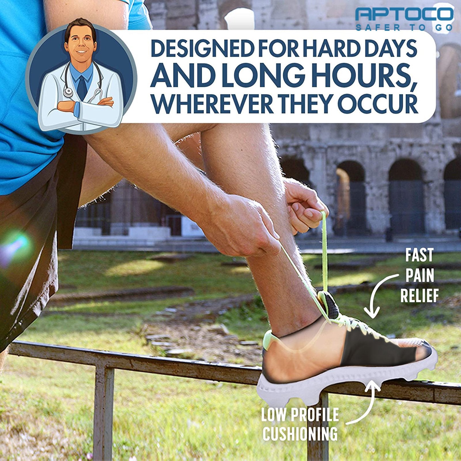 Copper Bunion Corrector featuring gel pads and copper-infused fabric, designed for hallux valgus support.