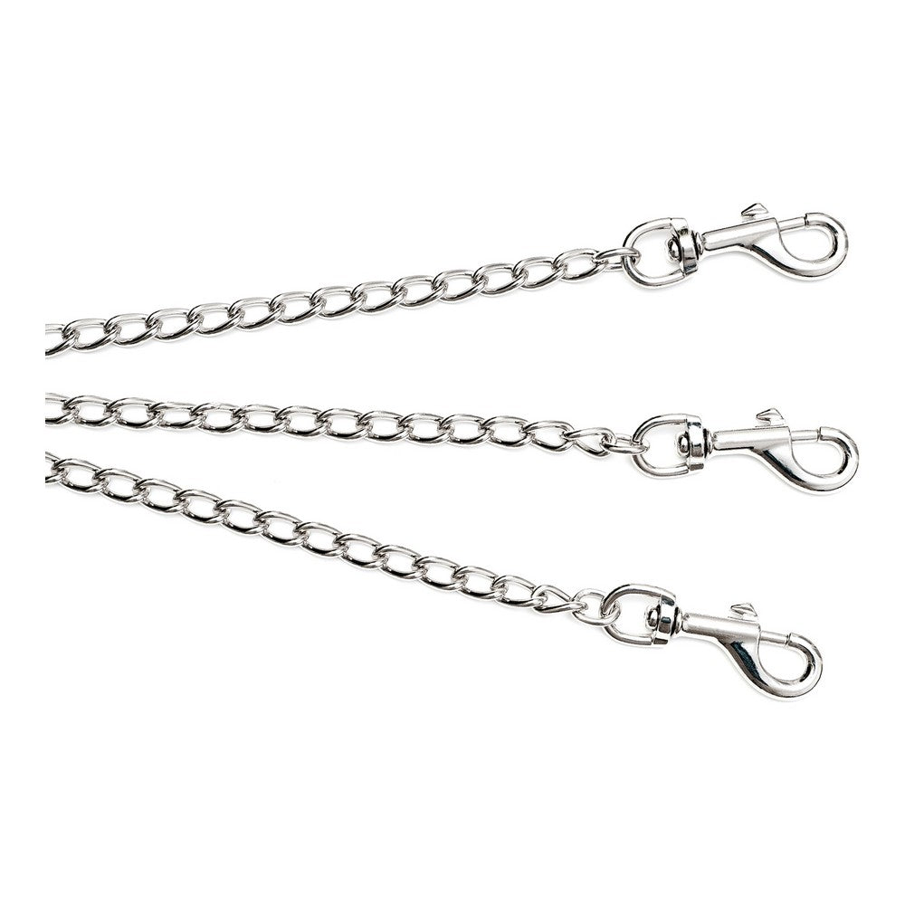 Coupling for 3-dog lead Gloria, made of steel, dimensions 2mm x 25 cm, designed for walking multiple dogs.