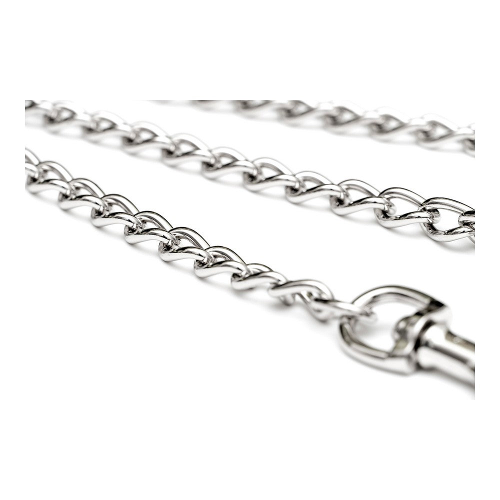 Coupling for 3-dog lead Gloria, made of durable steel, measuring 3mm x 38 cm, designed for easy attachment to dog leads.